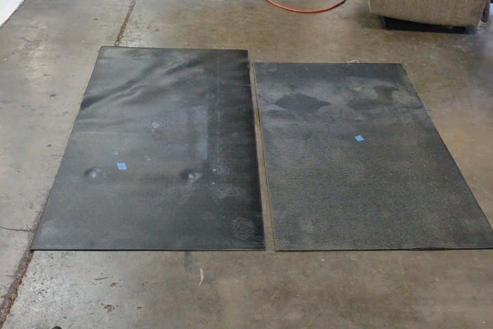 exercise machine mat