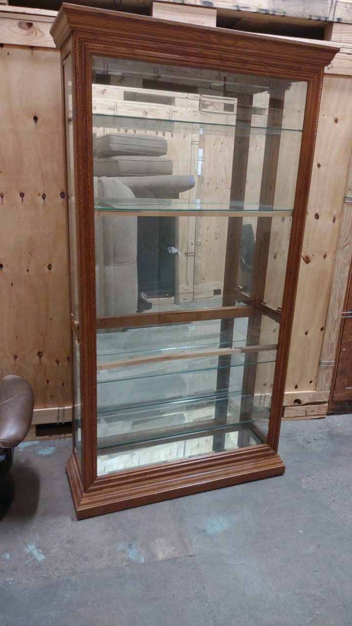 glass display case