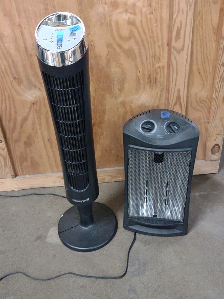 heater and fan