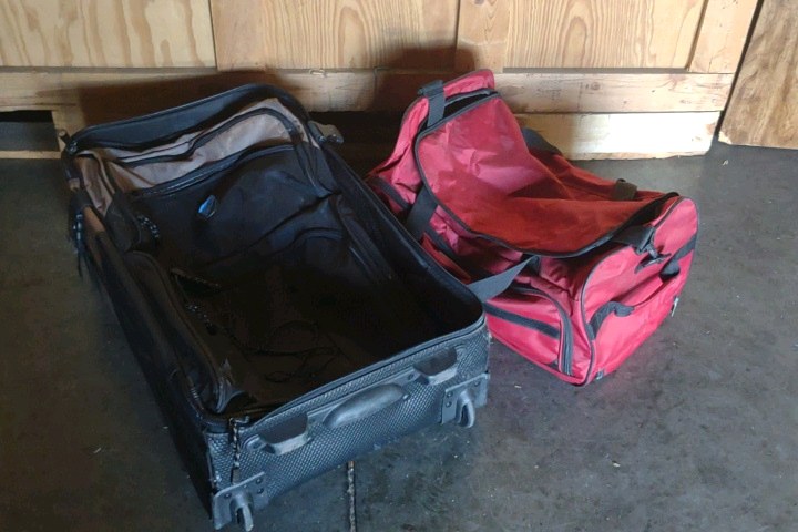 suitcase and bag