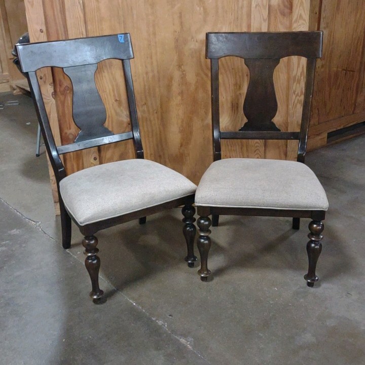 wide straight chairs