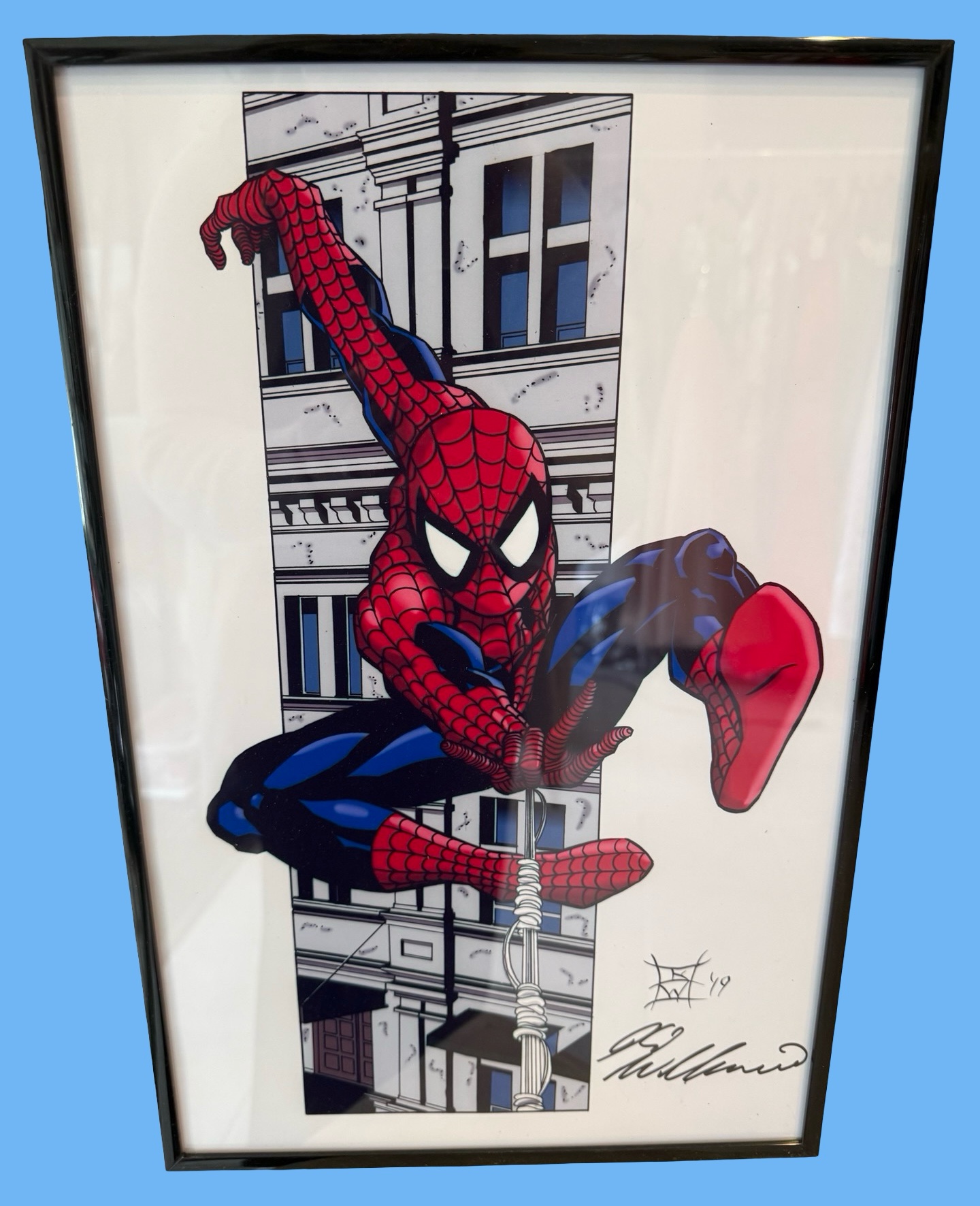 Spider-Man Framed Comic Book Cover Poster - Signed by Paul Pelletier