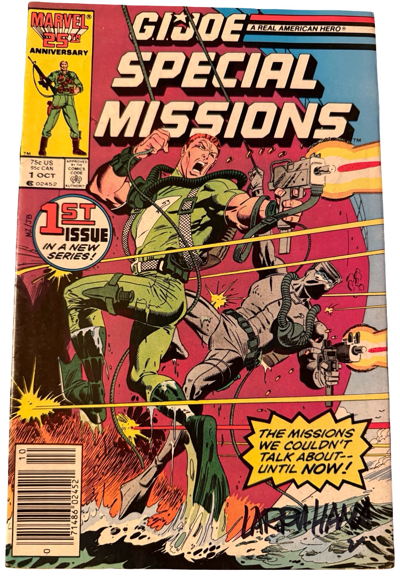 G.I. Joe Special Missions #1 - Signed by Larry Hama
