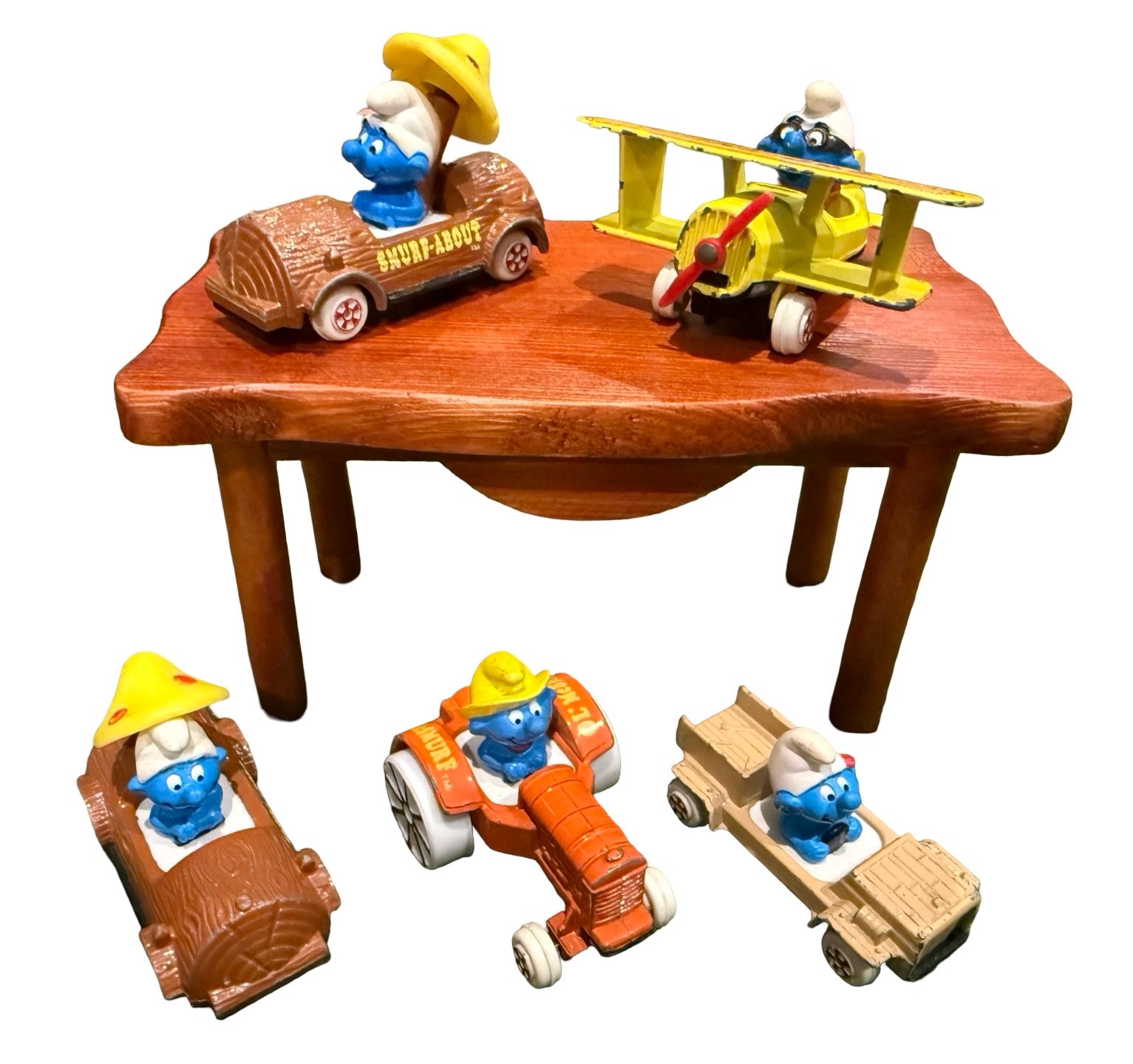 Vintage Smurfs Die Cast Cars