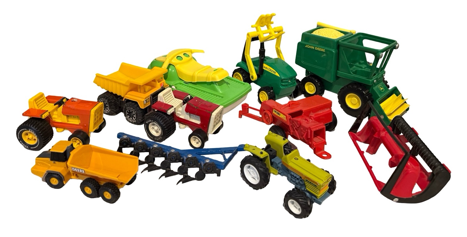 Variety of Play Tractors and Toys