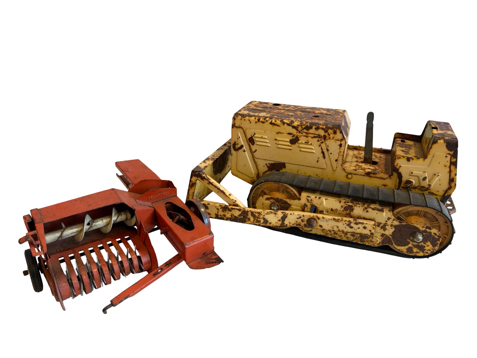 Rusty Tonka Truck & Attachment