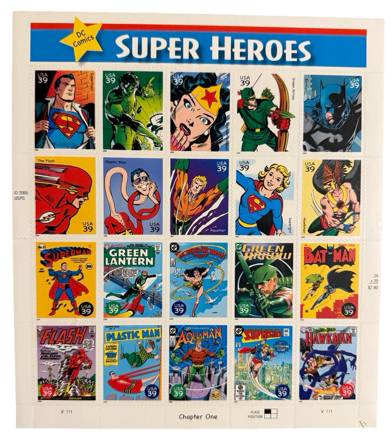 DC Comics - 2005 USPS Collector Stamps