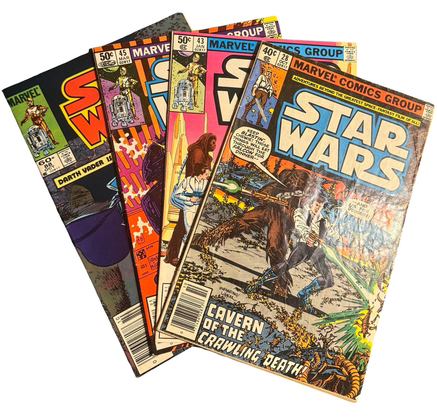 Star Wars #28, #43, #45, #88