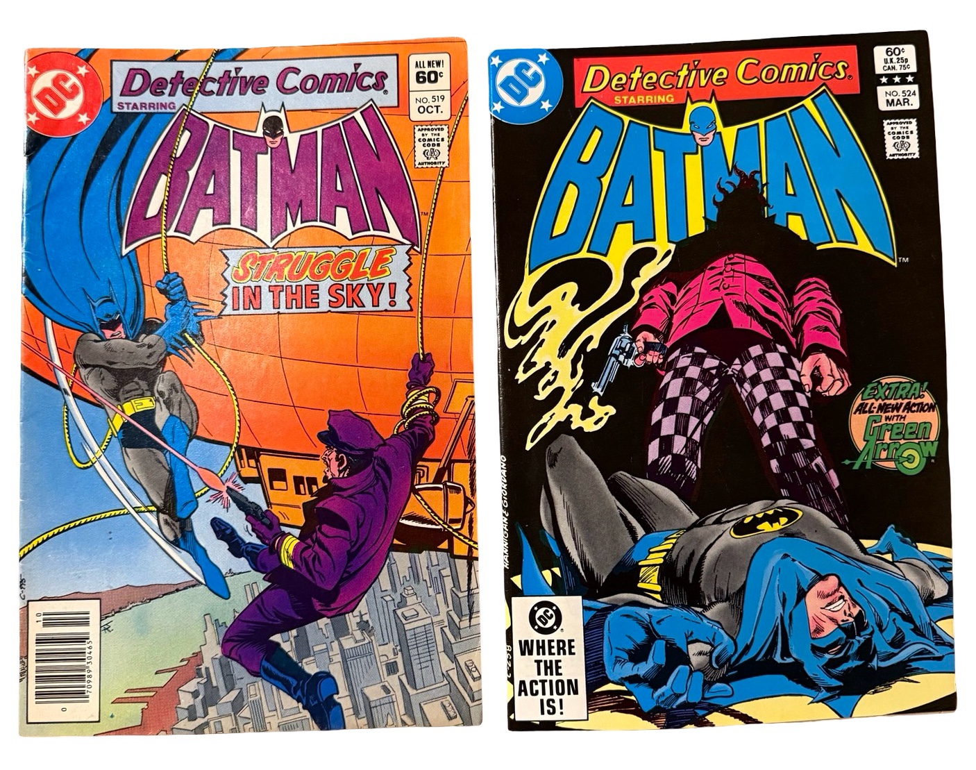 Detective Comics #519 & #524