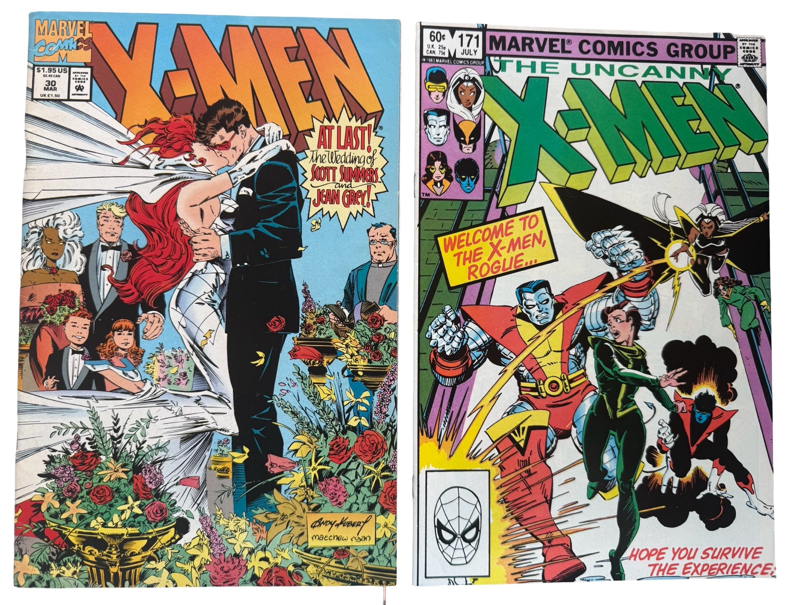X-men #30, #171 - Marvel Comics