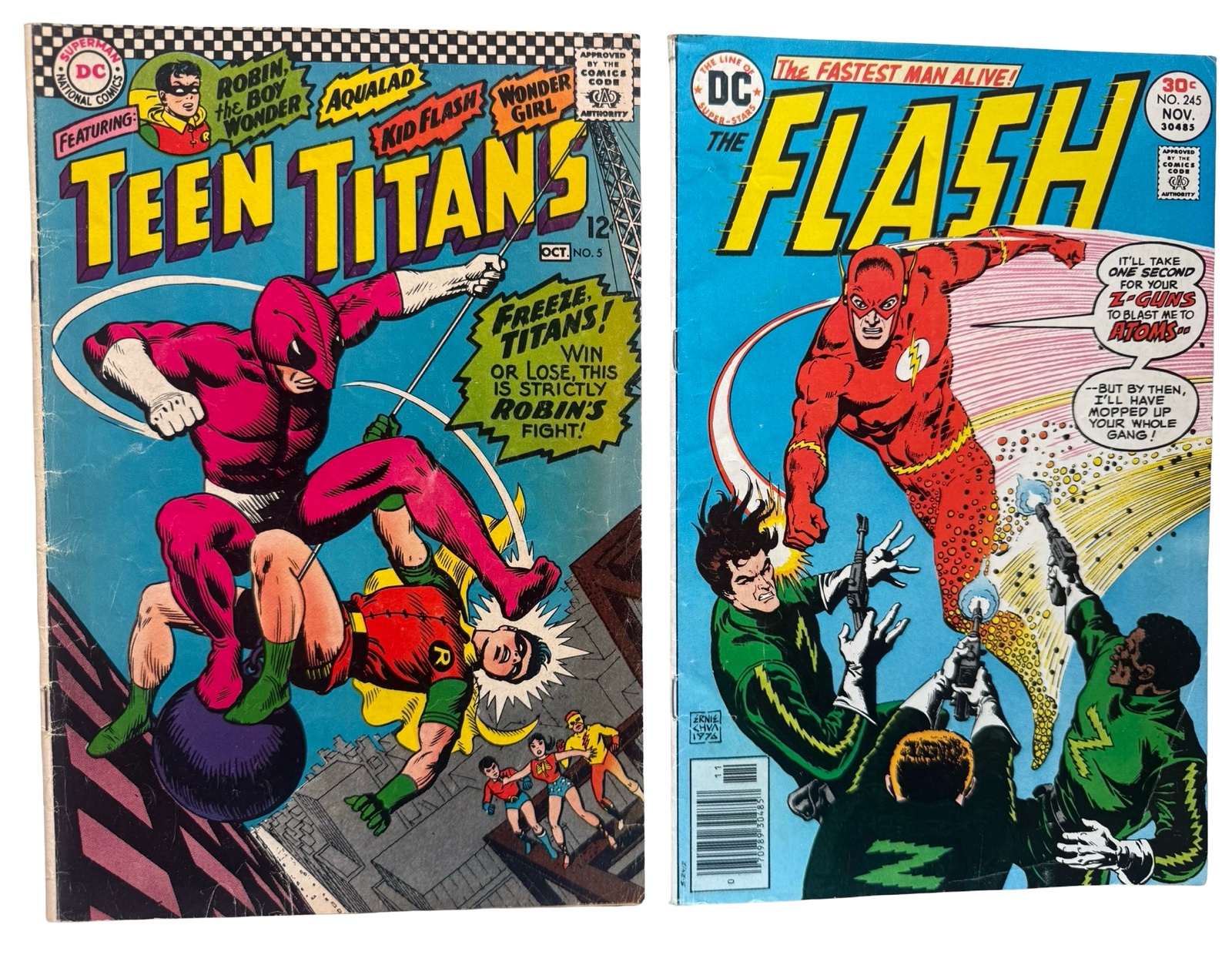 Teen Titans #5 & Flash #245 - DC Comics