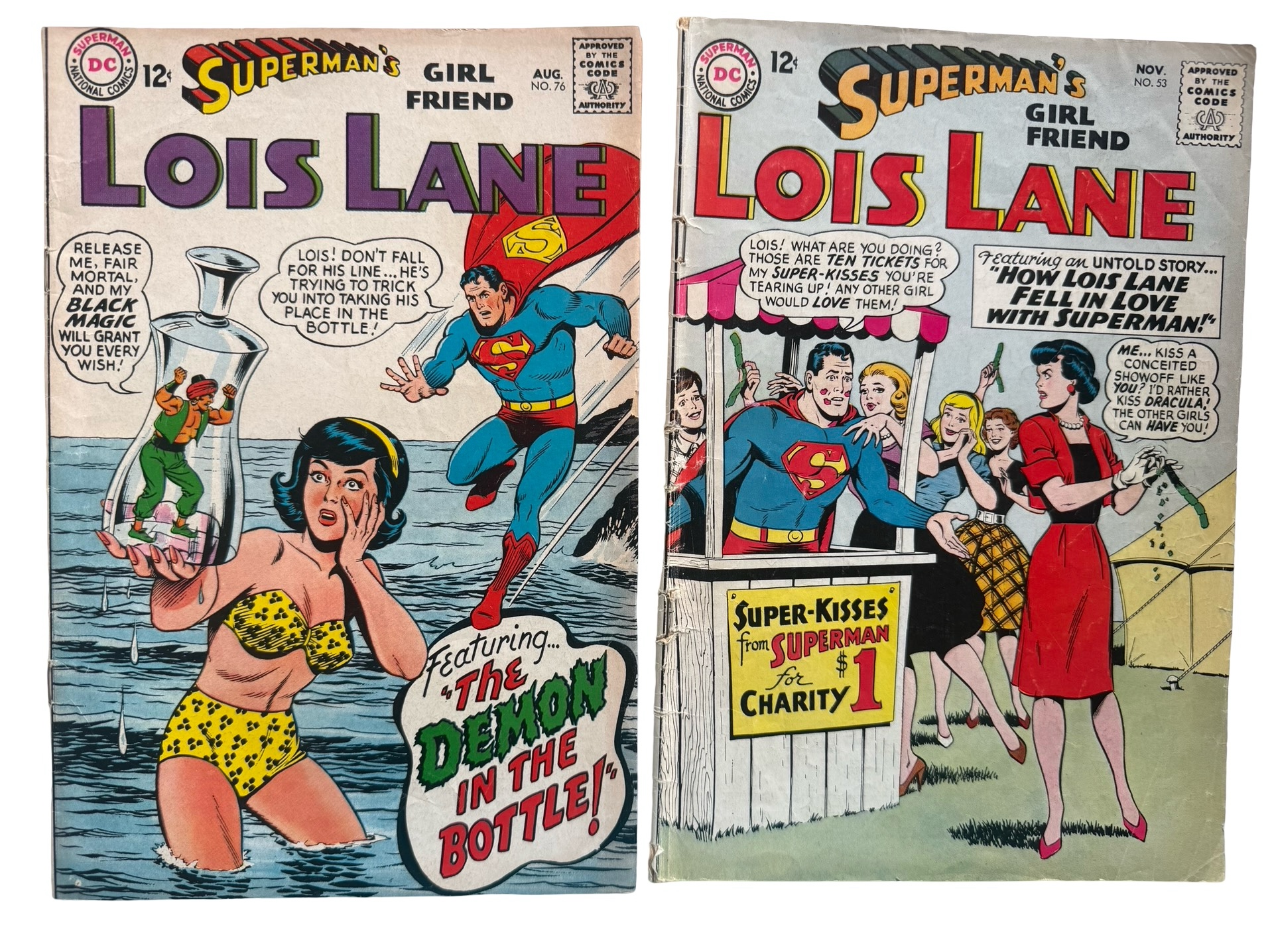 Supermans Girlfriend Lois Lane #53 & #76 - DC Comics