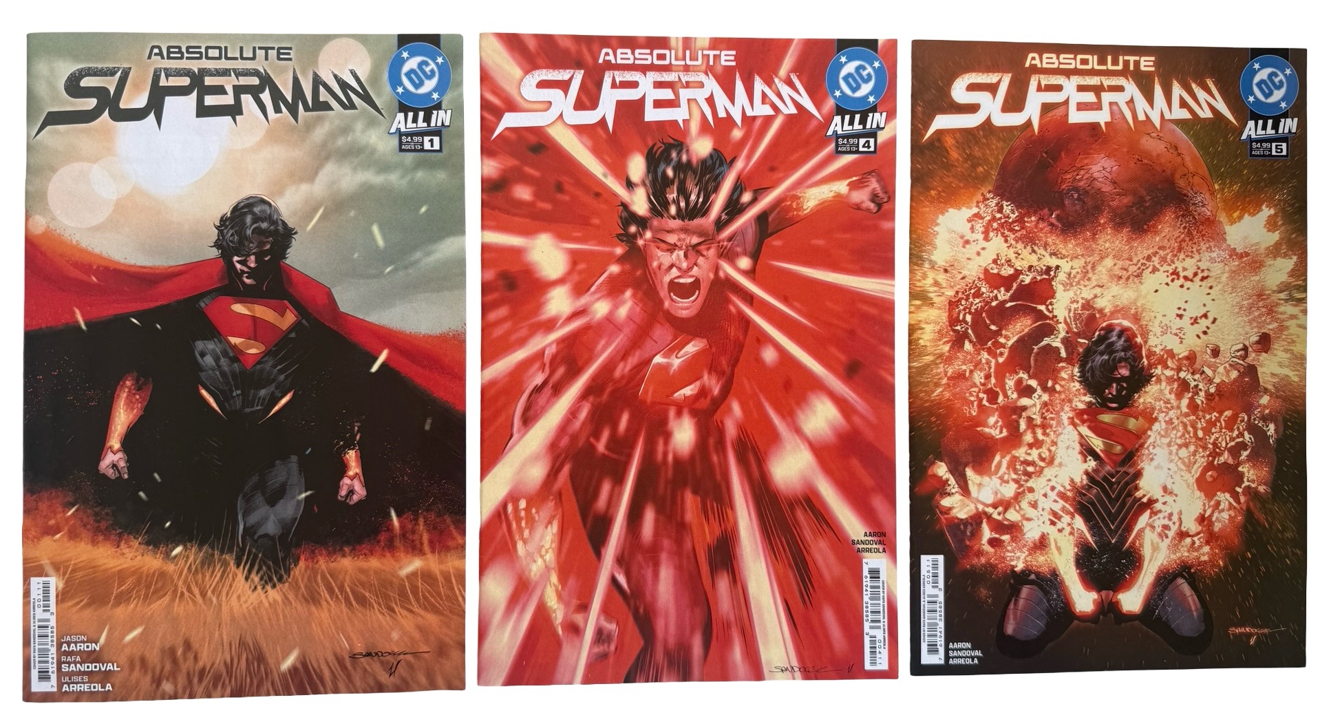 Absolute Superman #1, #4, #5 - DC Comics