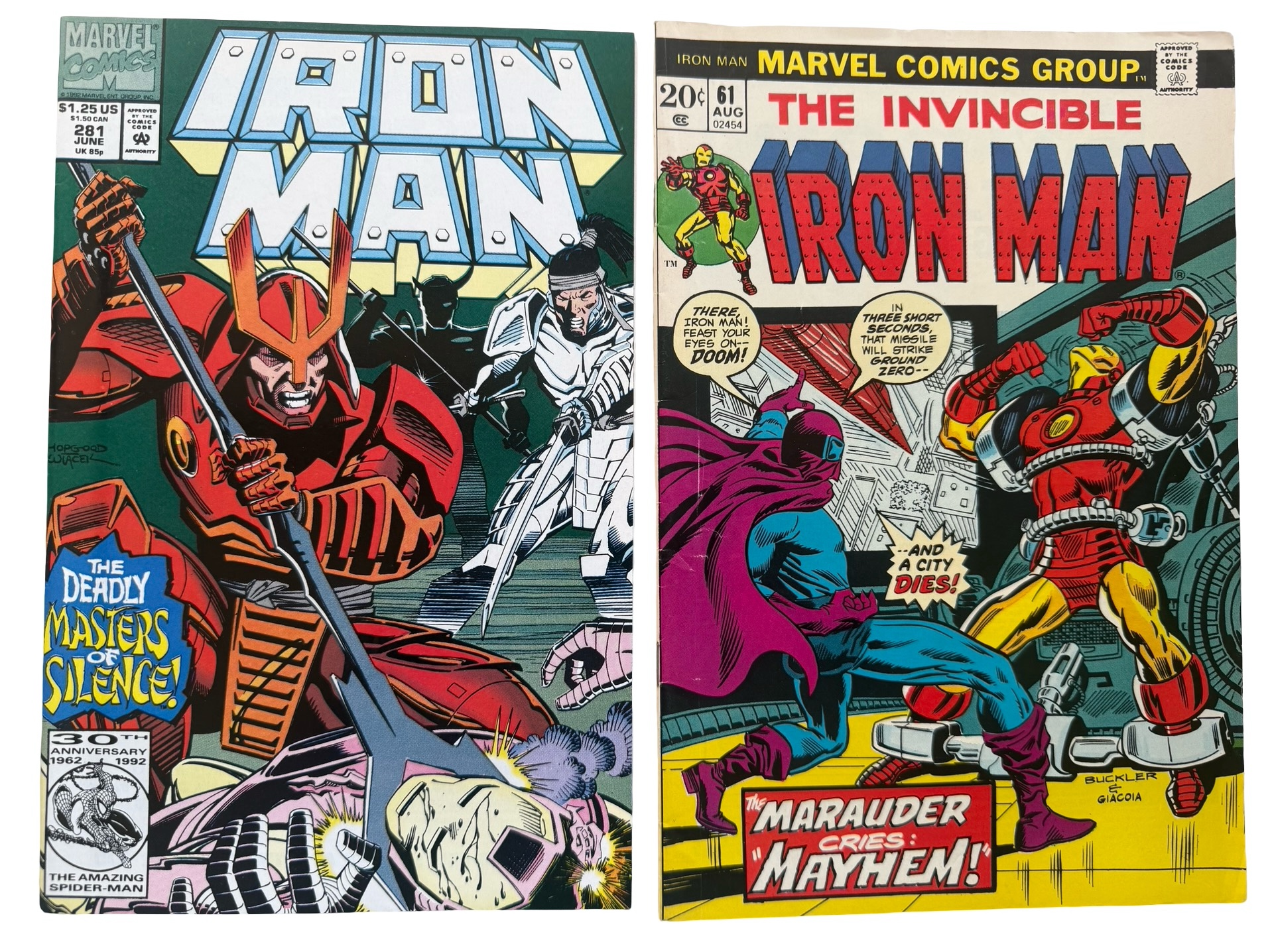 Ironman #61 & #281 - Marvel Comics