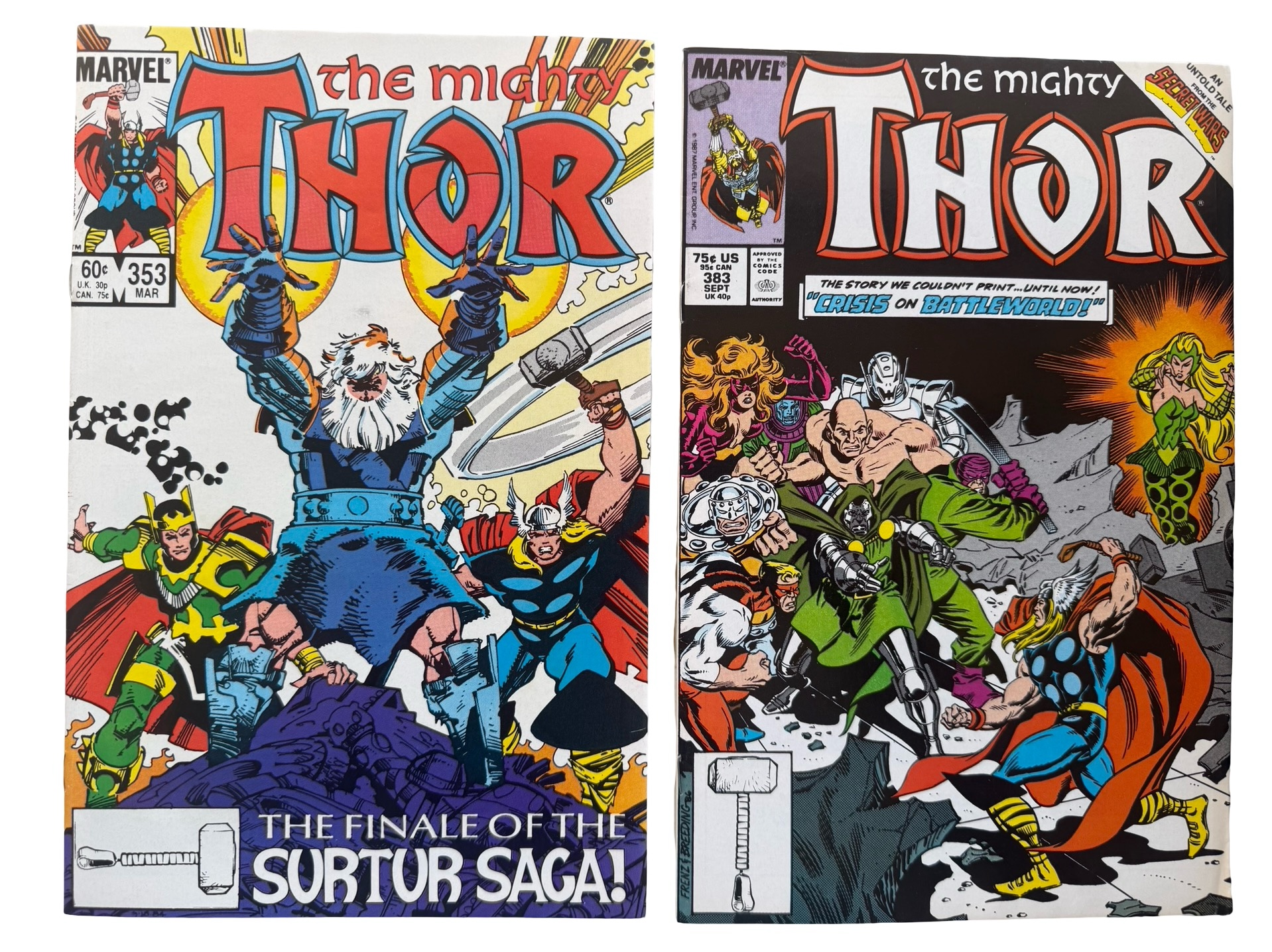 The Mighty Thor - #353 & #383