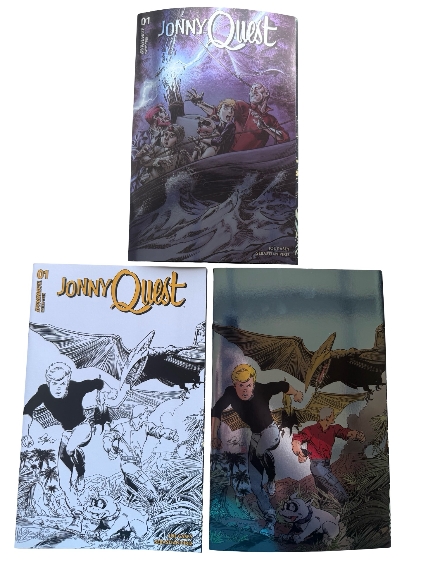 Dynamite Jonny Quest #1 Variant N, ZC and Q