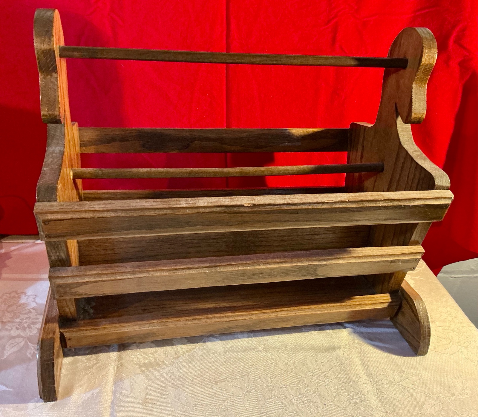 Wood Magazine Rack Childrens Duck Theme Baby Bedroom