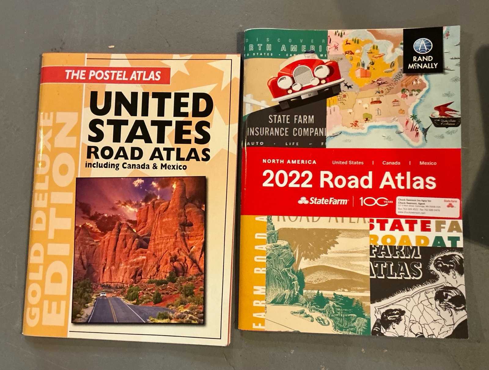 Road map books United states, Canada and Mexico