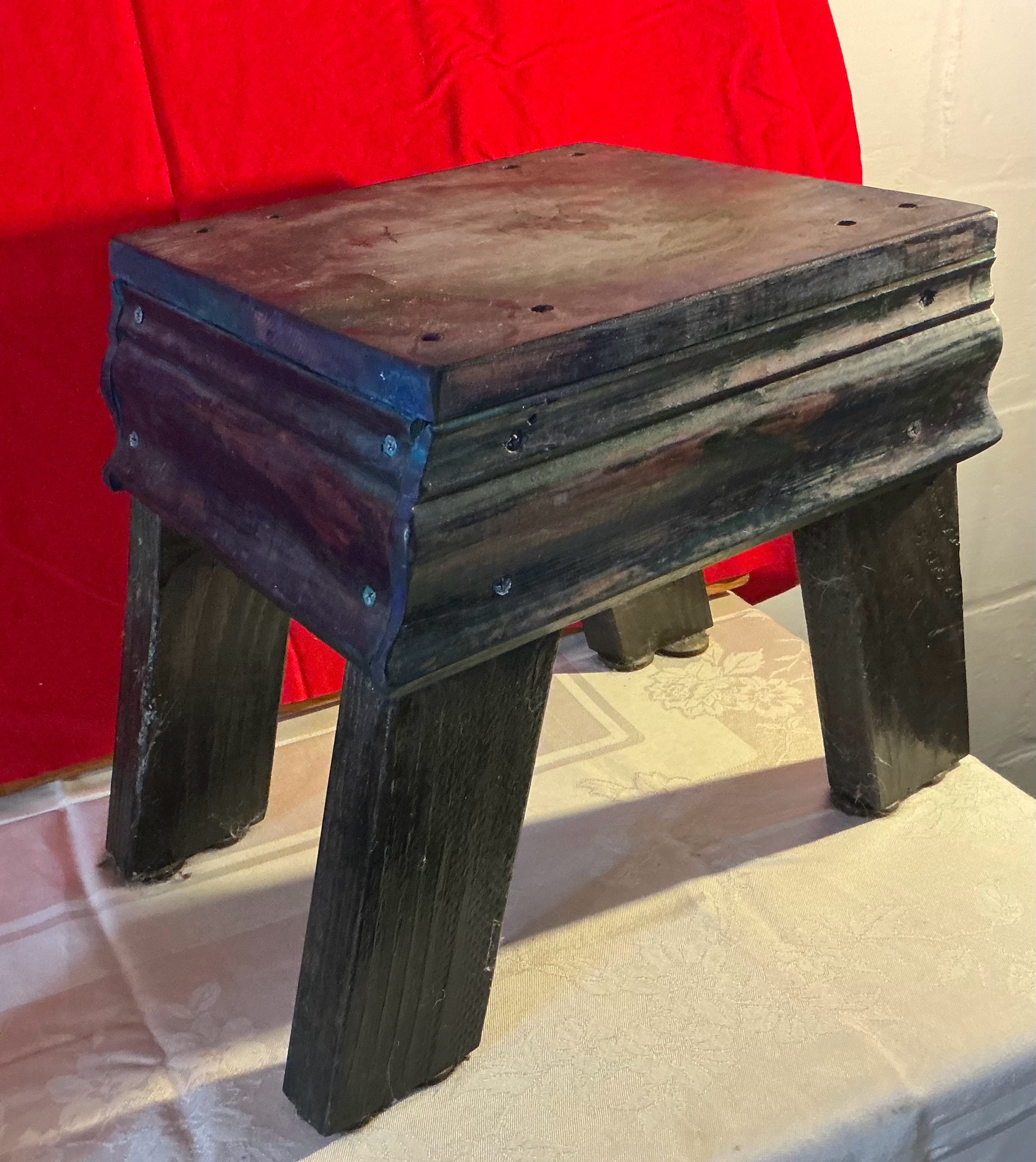 Wood stool