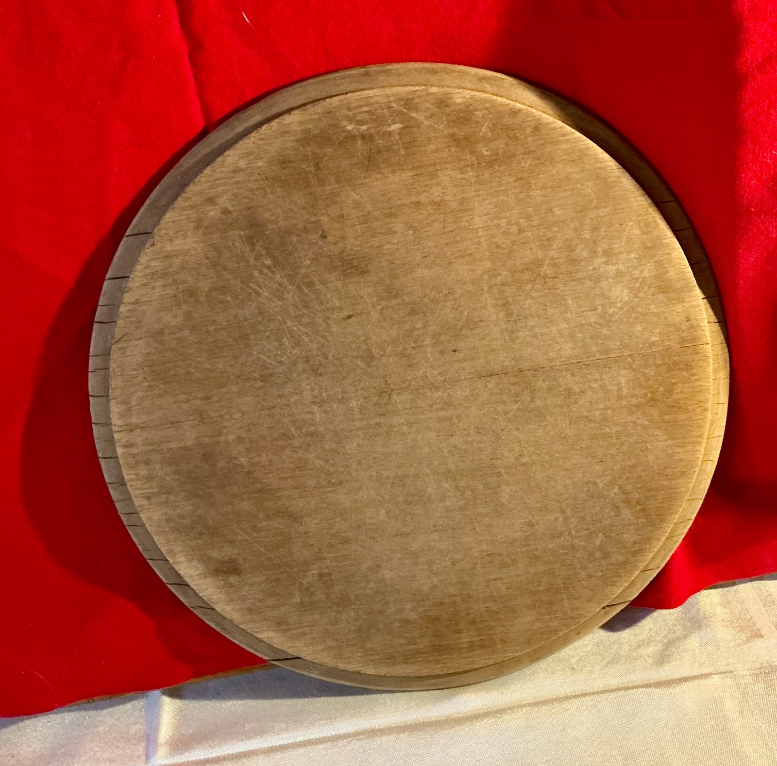 Wood stoneware crock lid