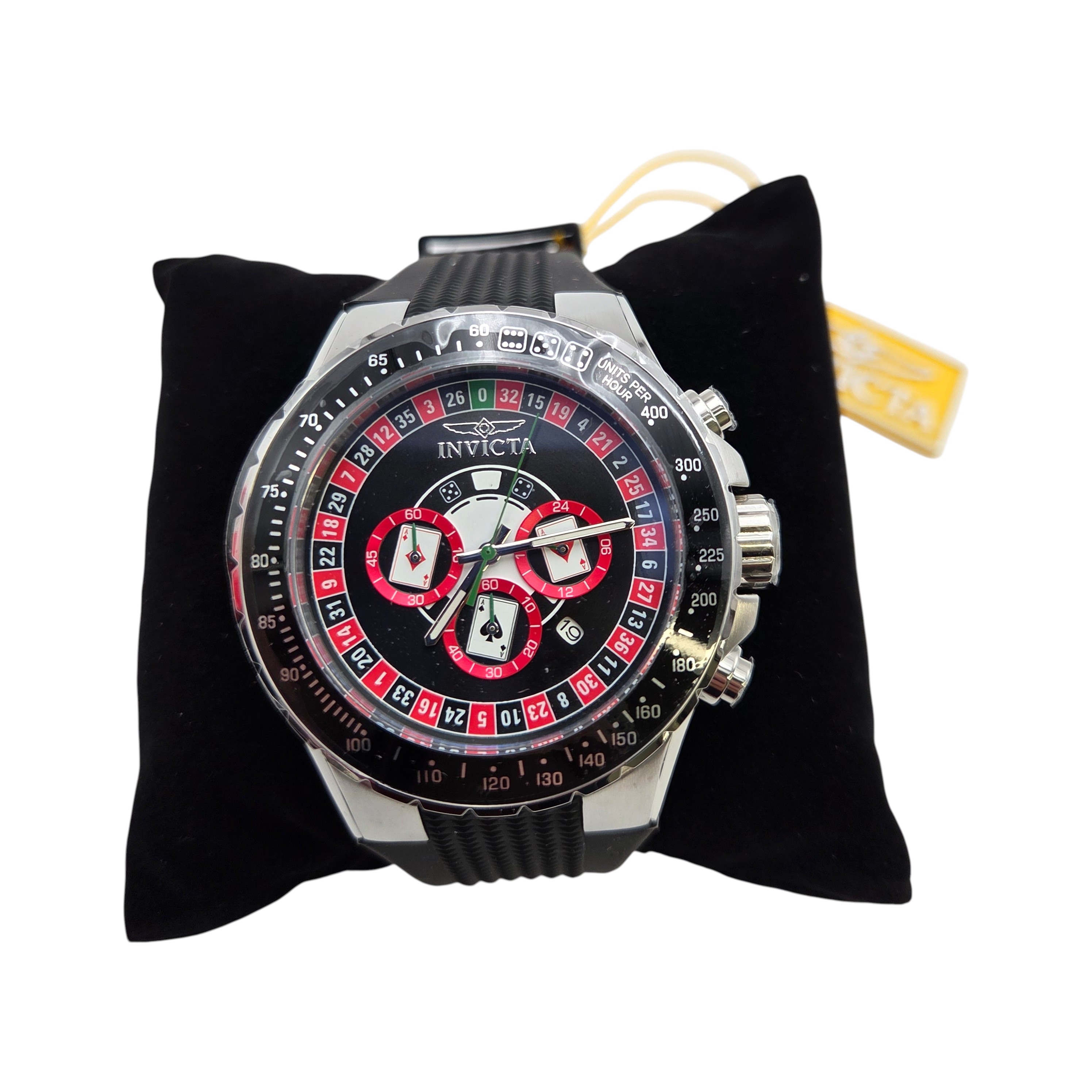 Retail Price $229.00 Invicta Aviator Monte Carlo Mens Watch - 50mm model # 49850 Mens Chronograph Watch Black Japan