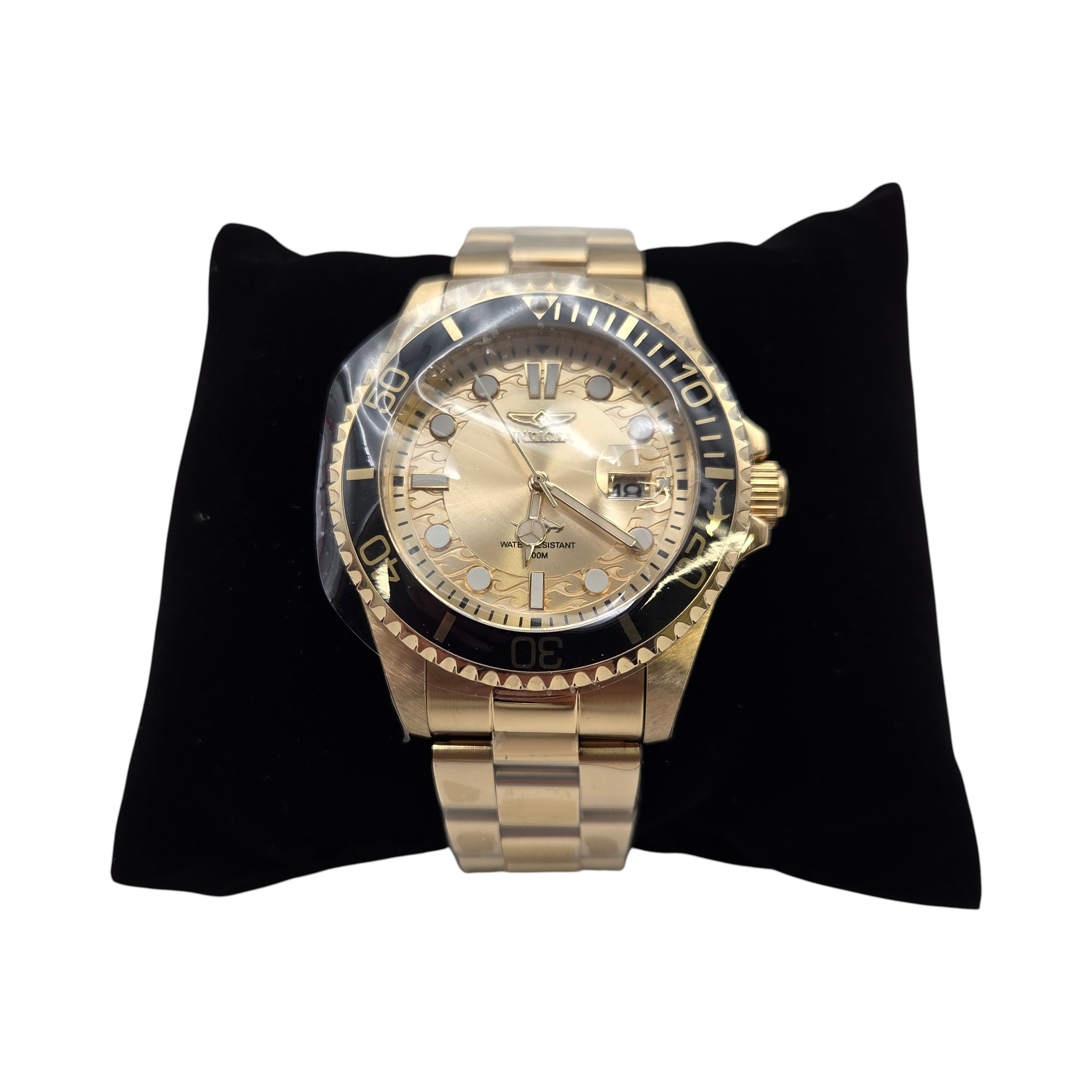 Retail Price $199.00 Invicta Pro Diver Currentwave Mens Watch - 43mm (PF12800) model #30025 Mens Gold Watch Quartz Stainless Steel New With Box