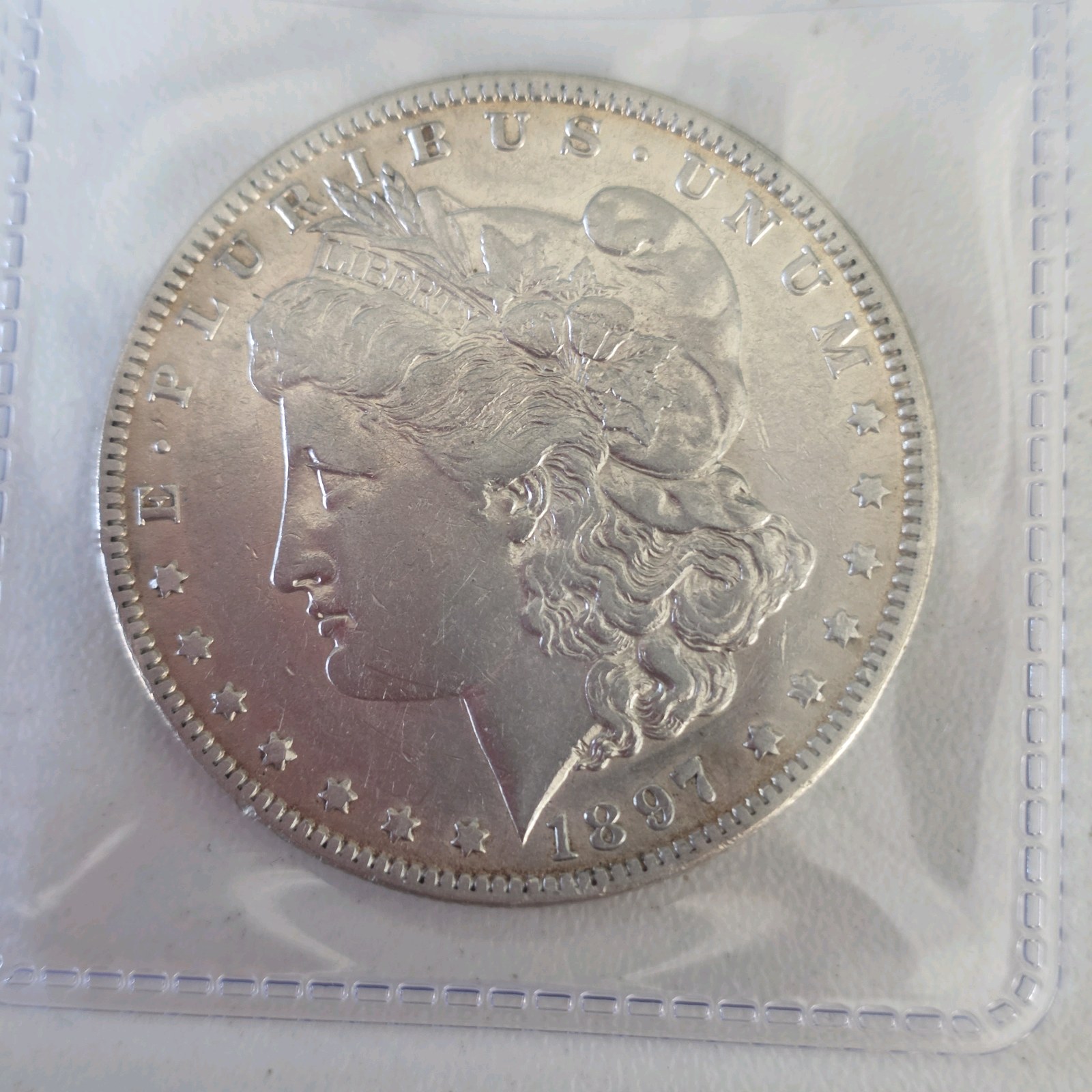 1897 Morgan Silver Dollar  90% Silver U.S. $1 Coin