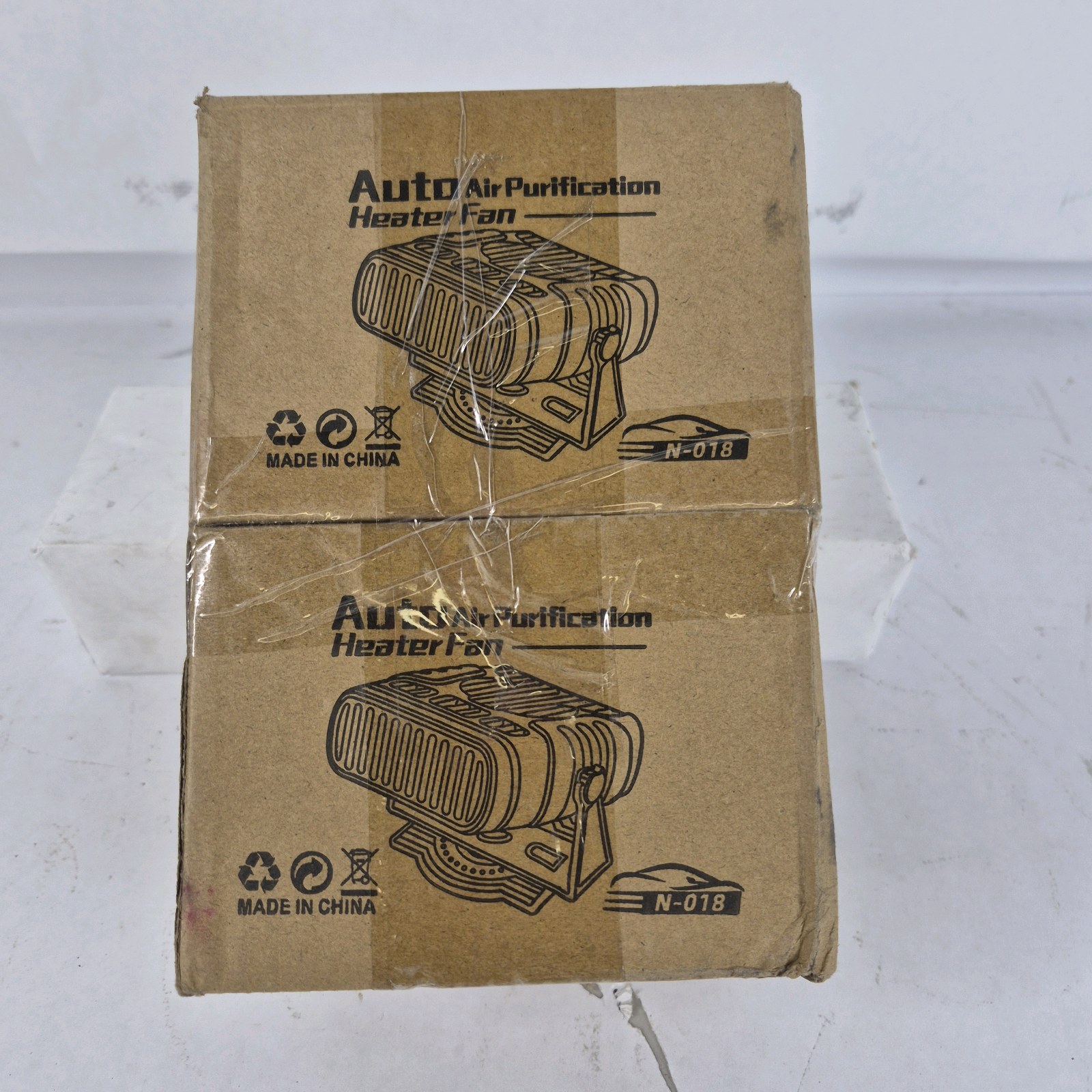 Lot of 2 Auto Air Purification Heater Fans