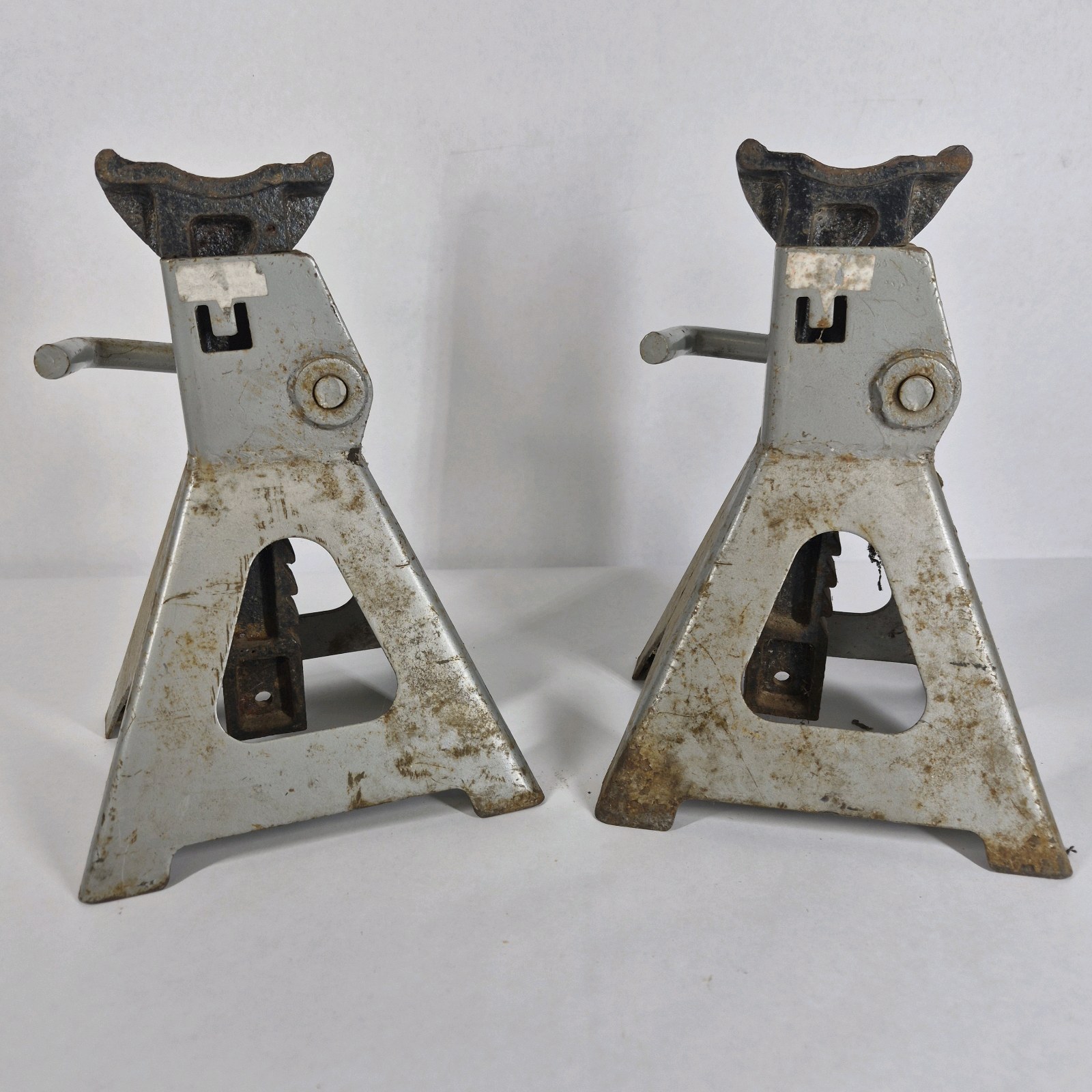 Pair of Metal Automotive Jack Stands