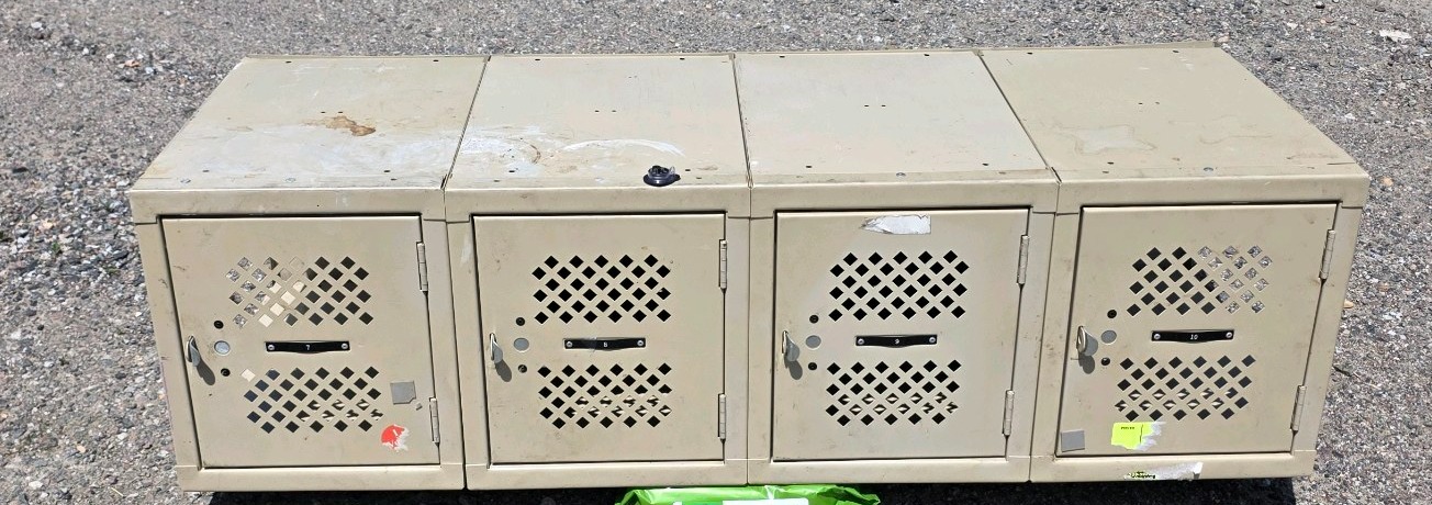 Four-Door Metal Locker Cabinet