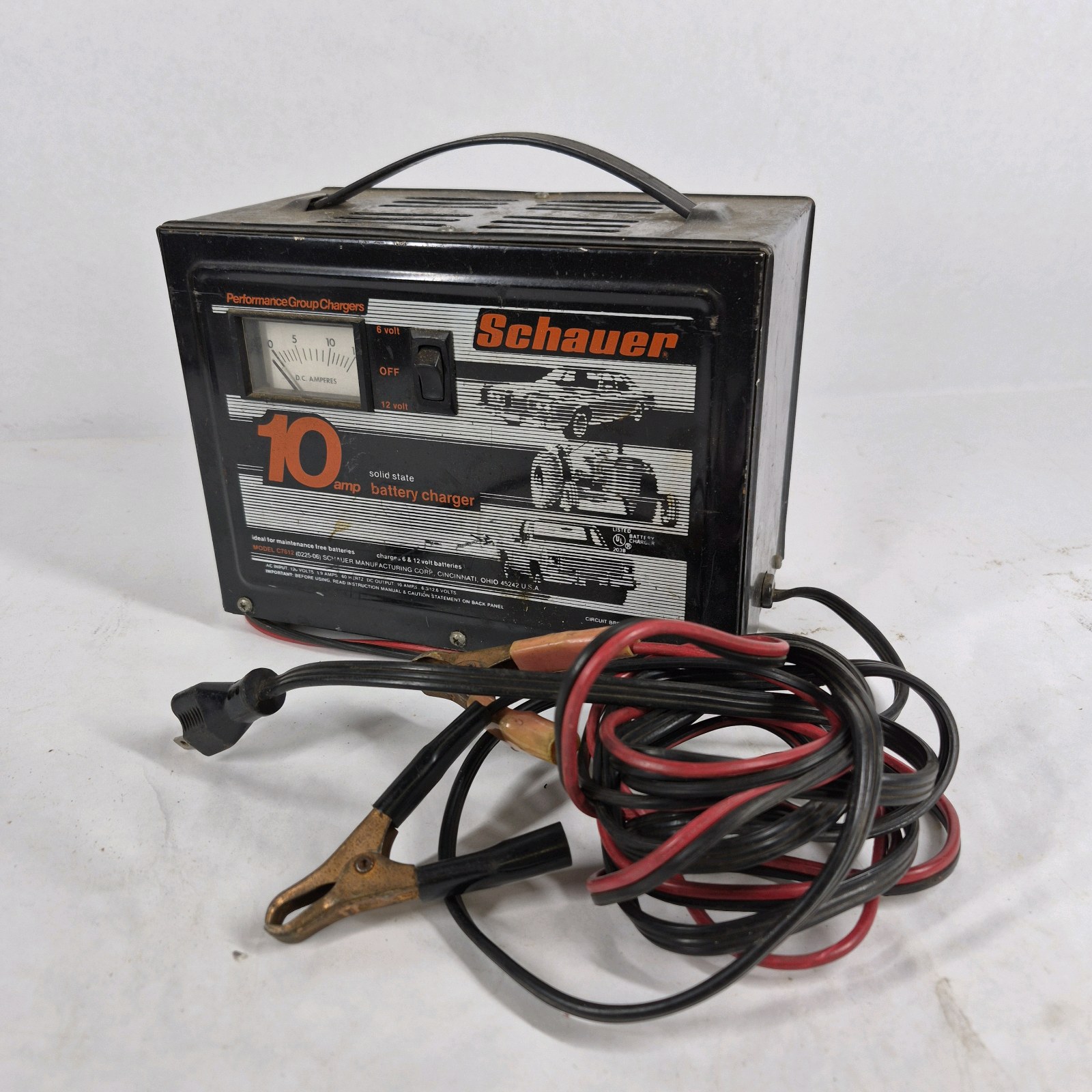 Schauer 10 Amp 6V 12V Battery Charger