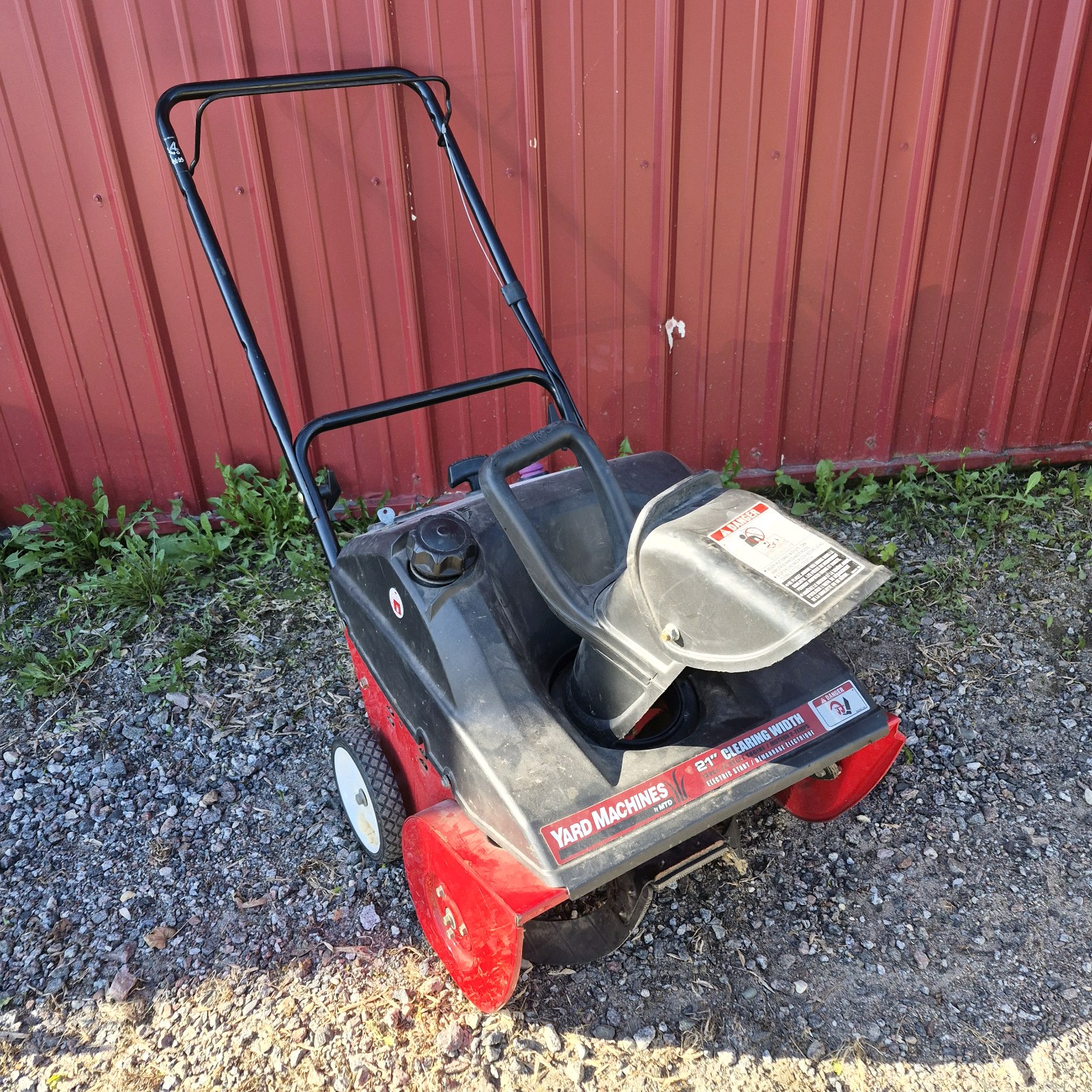 MTD Yard Machines Gas Snow Blower With Electric Start