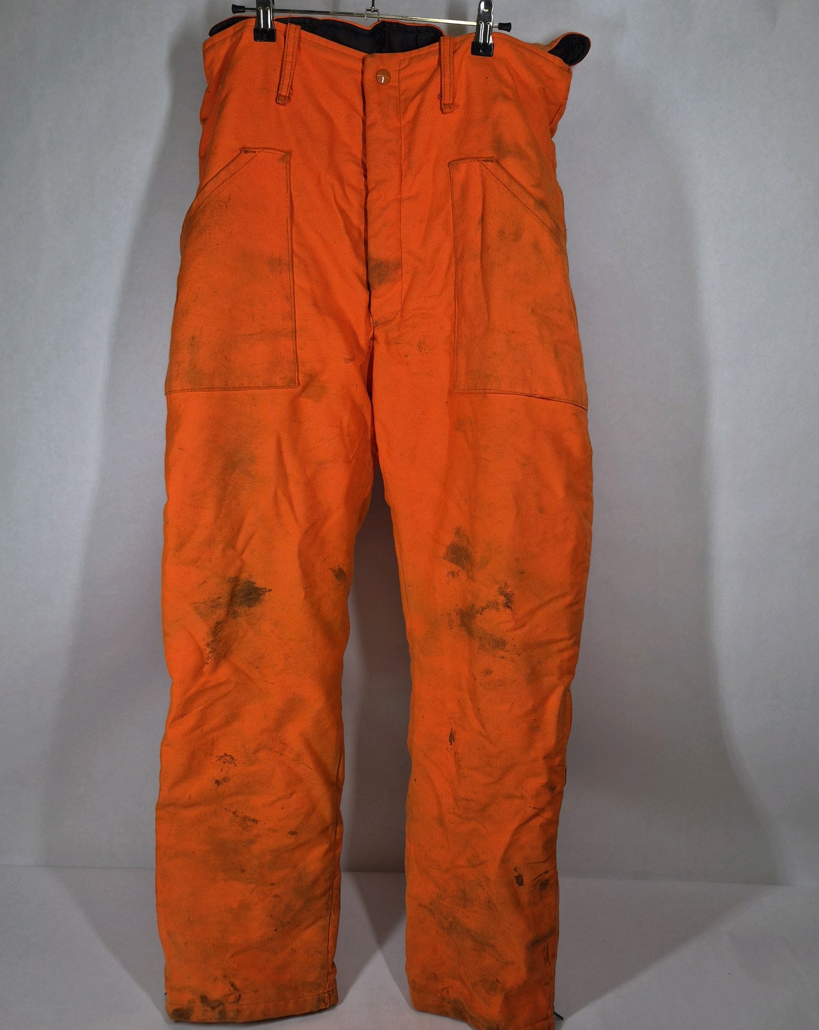 Orange Insulated Work Bib Pants