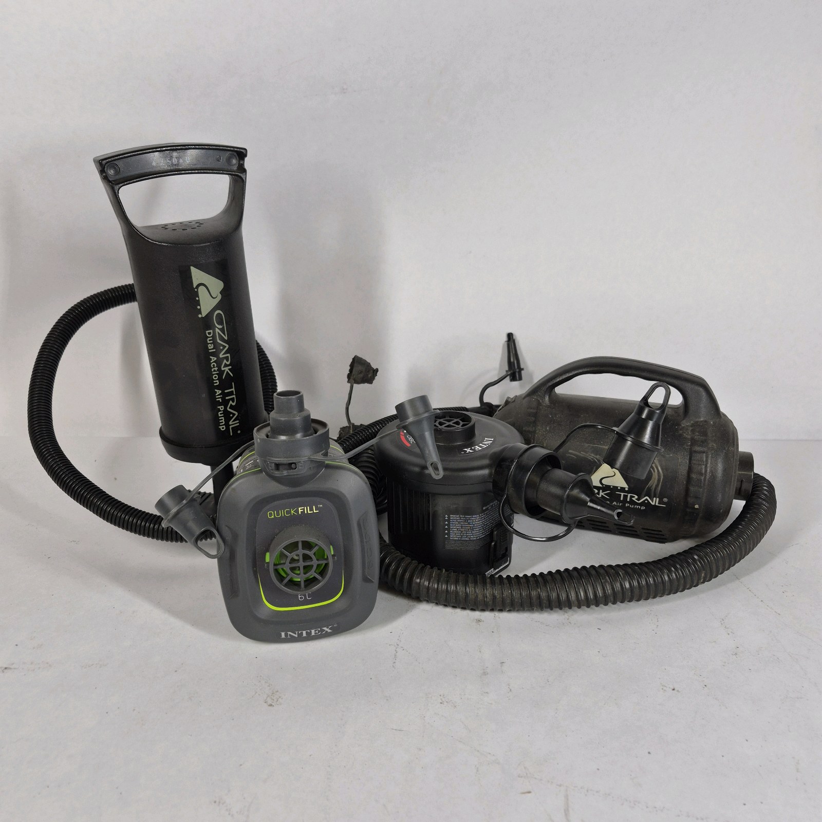 Lot of Intex Quick Fill and Ozark Trail Air Pumps