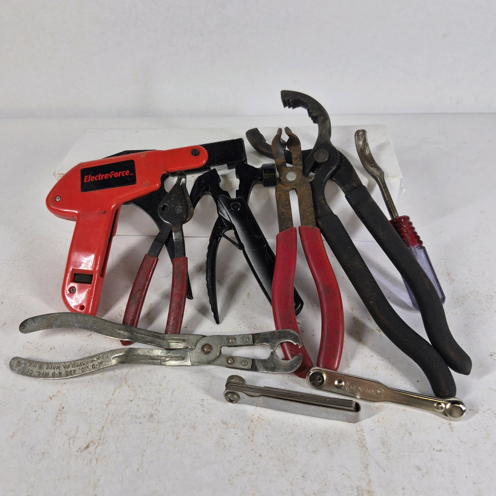 Lot of Assorted Automotive Pliers and Specialty Hand Tools