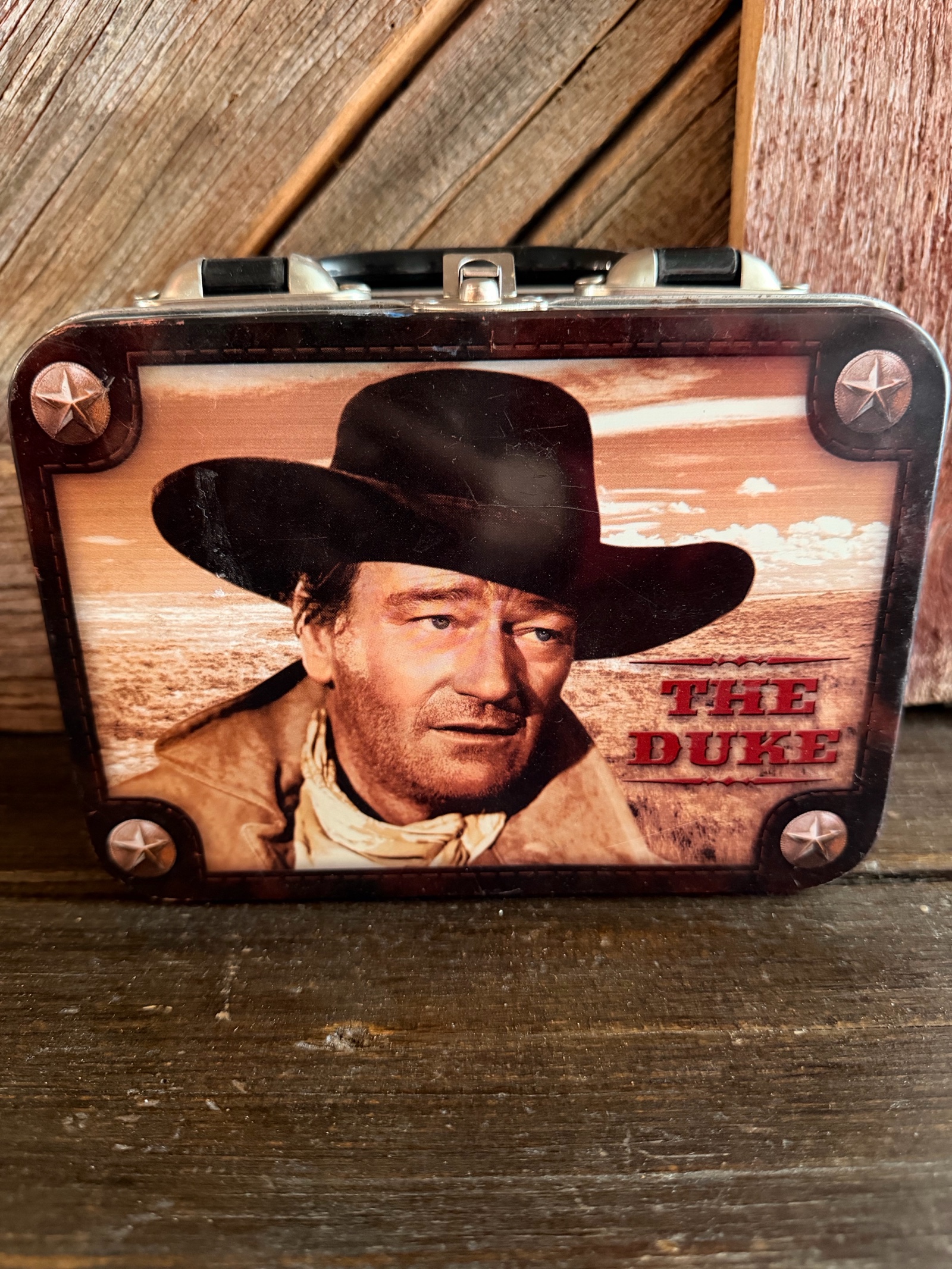 John Wayne The Duke Metal Lunchbox  Collectible Tin