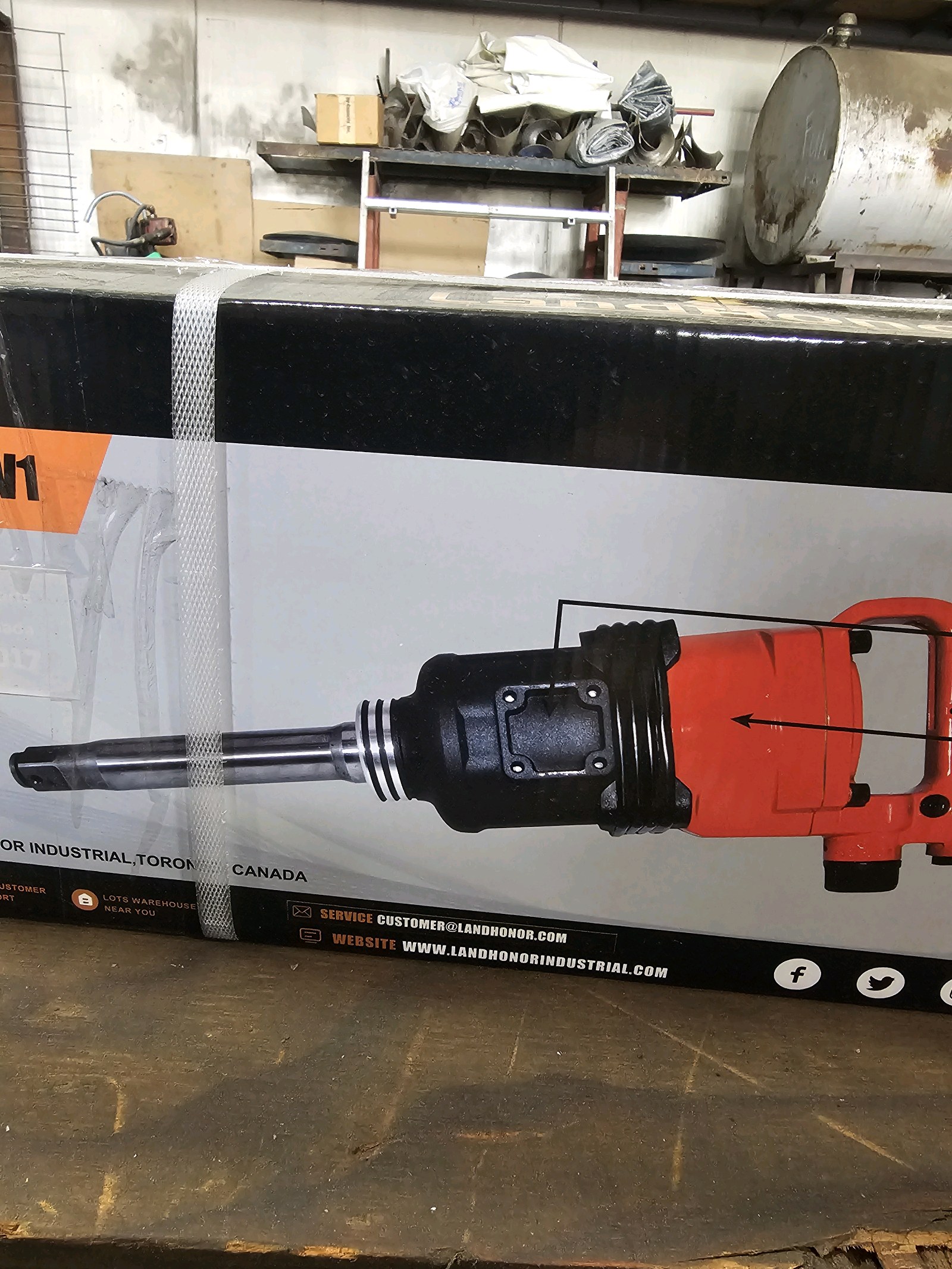 Unused 2026 LandHonor 1 IN Air Impact Wrench LHR-AIW1