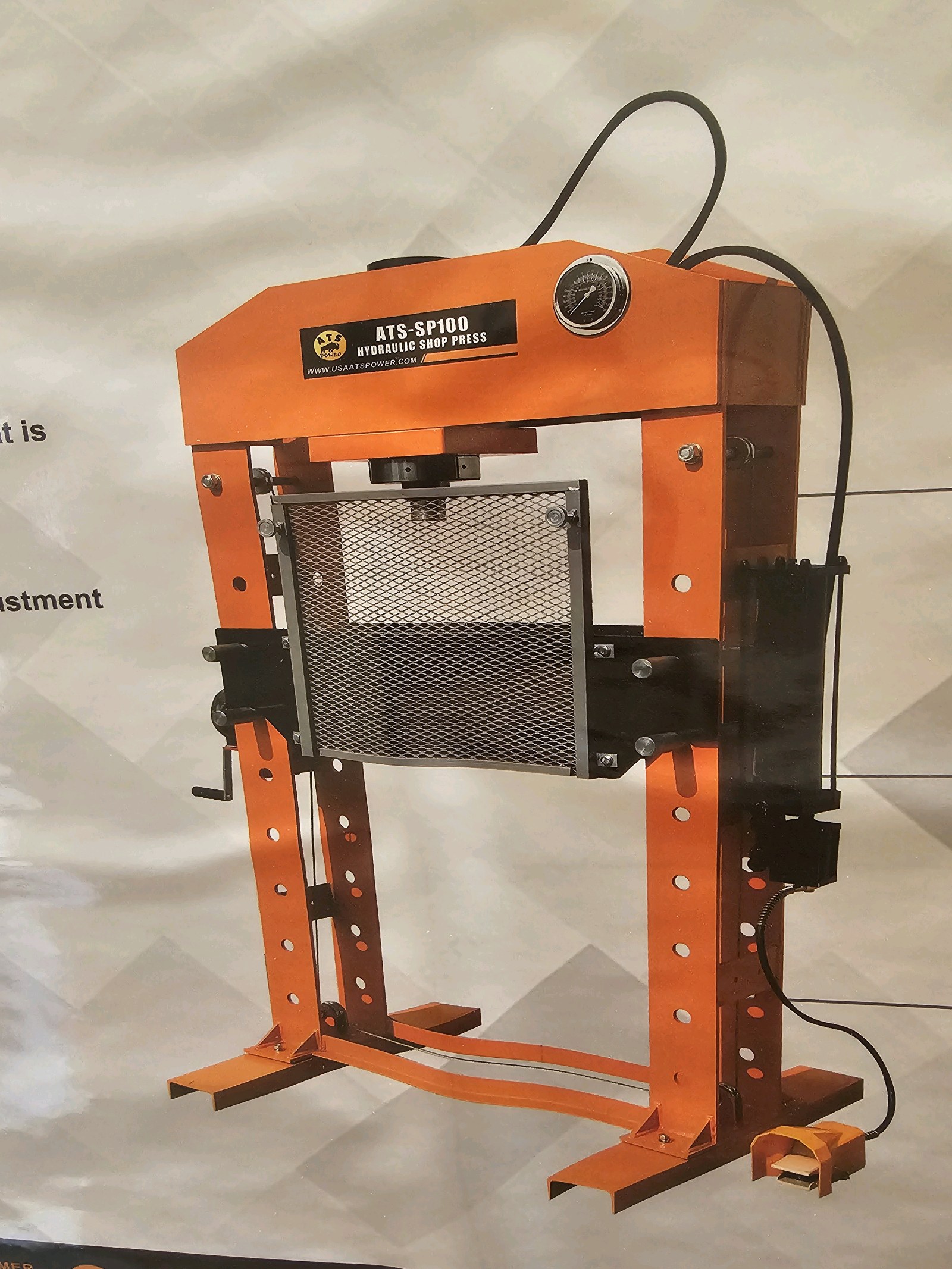 Unused 2026 atspower Shop press ATS-SP100