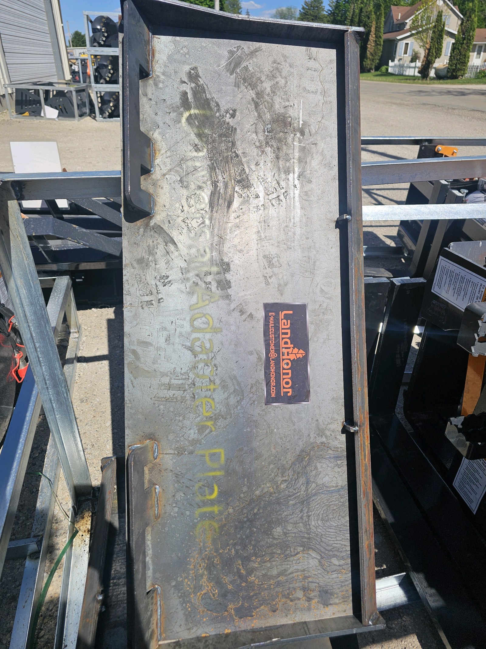 Unused 2026 LandHonor Skid Steer Universal Adapter Plate UAP-16-45W