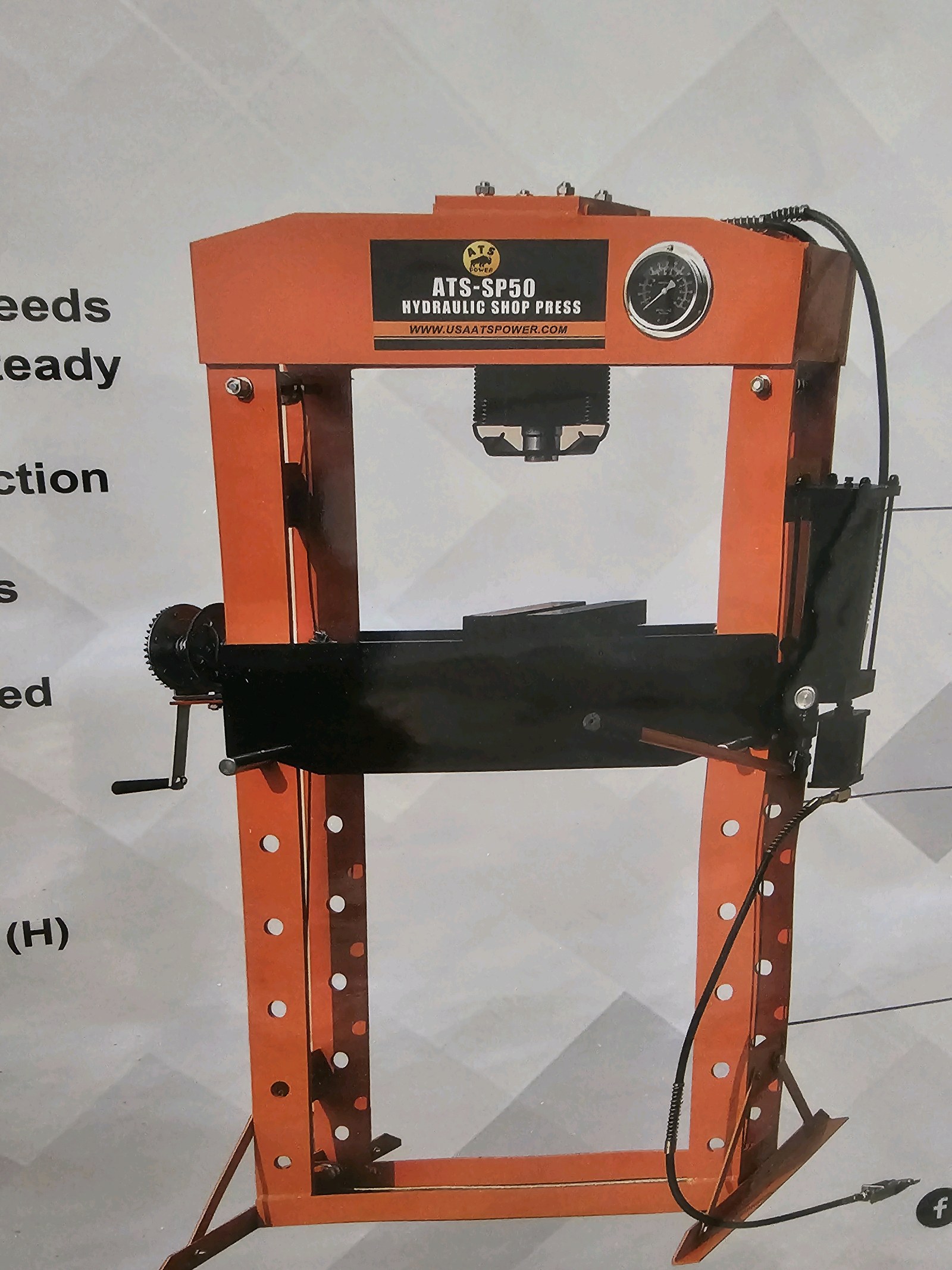 Unused 2026 atspower Shop press ATS-SP50