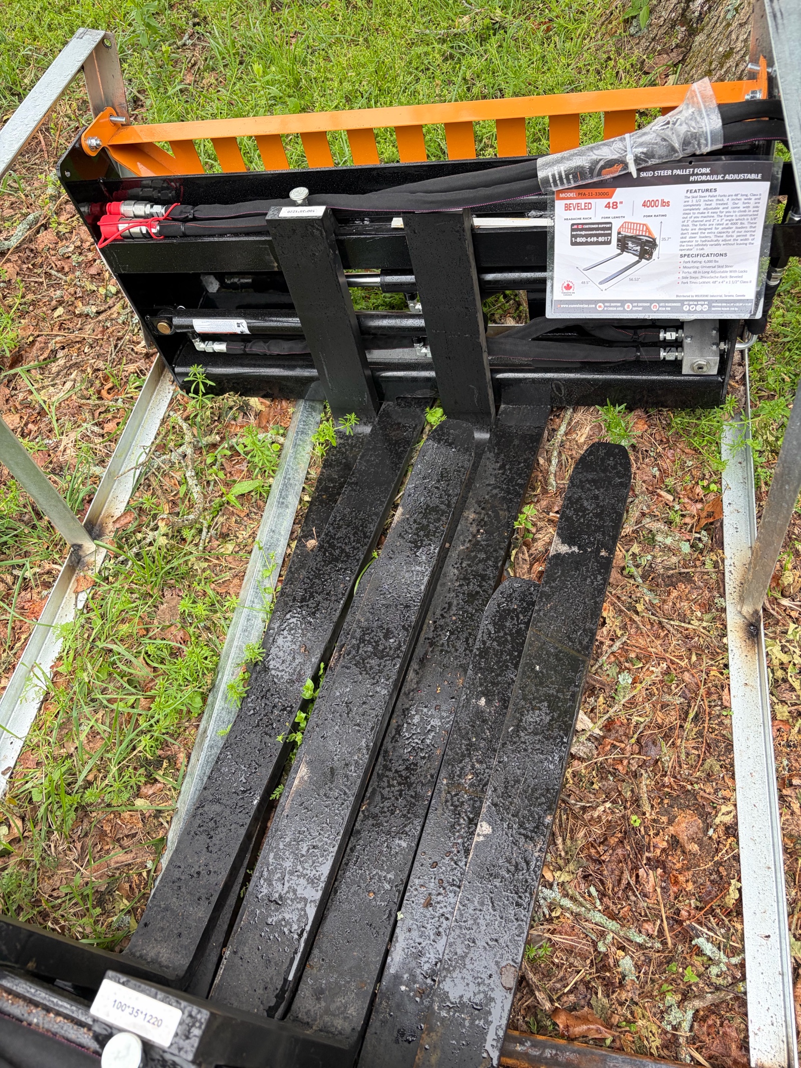 Pallet Fork Hydraulic Adjustable