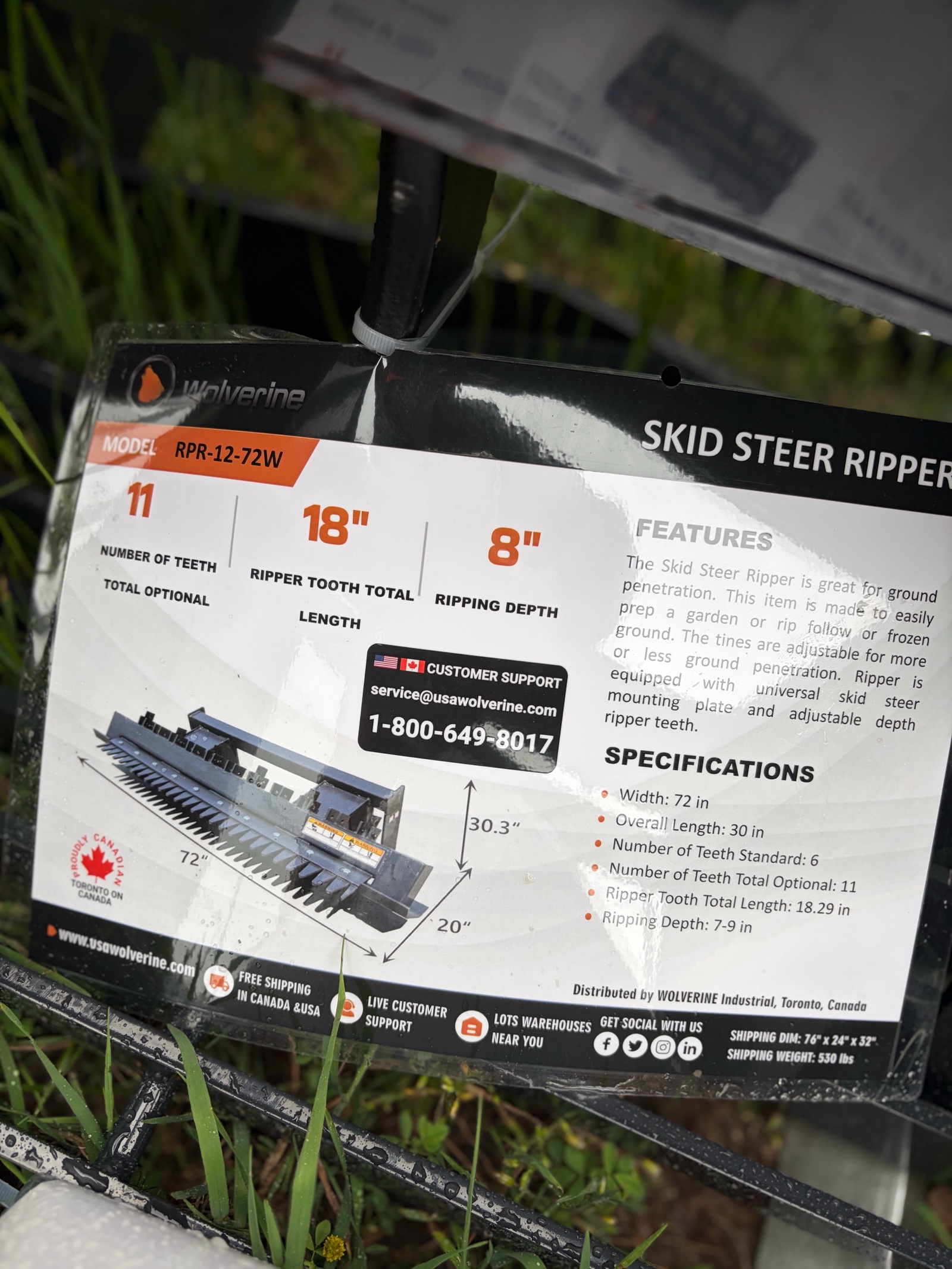 Skid Steer Ripper