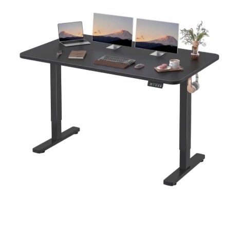 Electric Height Adjustable Standing Desk Large Sit Stand Up Desk Home Office Computer