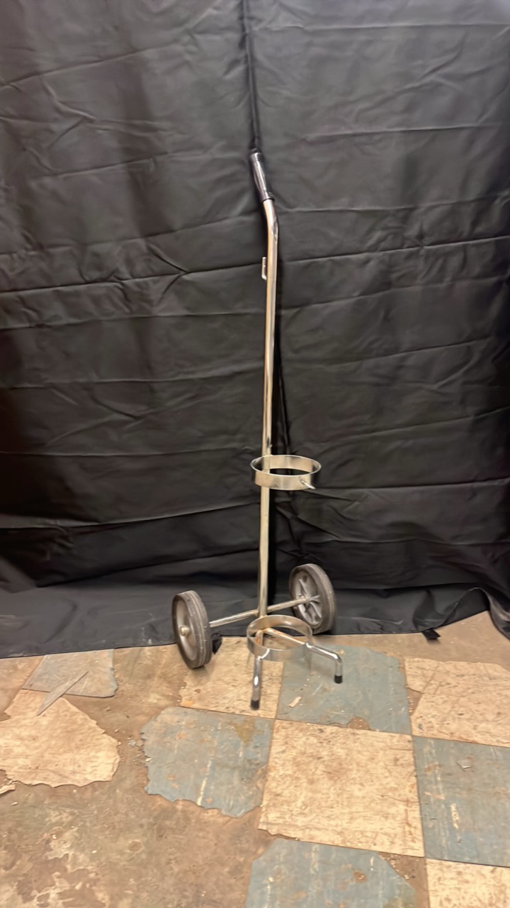 Drive oxygen cylinder cart - two wheels - single tank