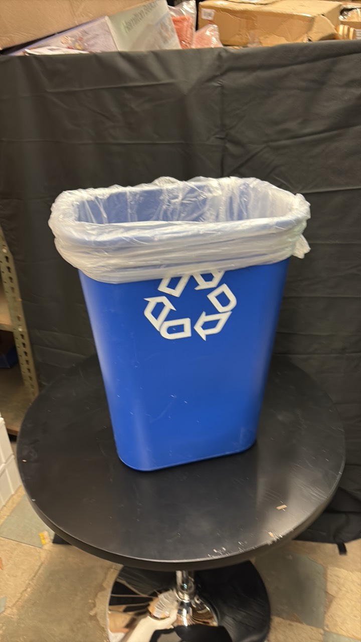Recycling Bin, About Two Feet in Height