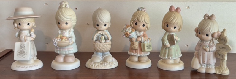 6 Precious Moments Figurines