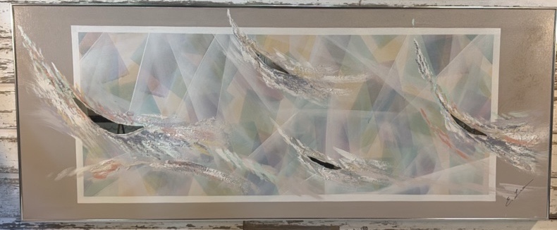 Abstract Painting in Pastel Colors
