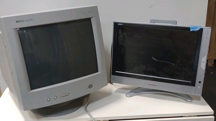 computer monitor and tv