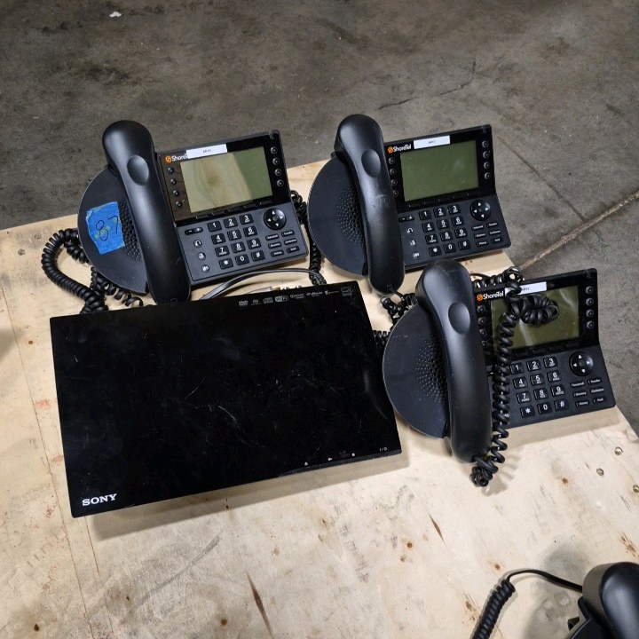 office phones, blu ray