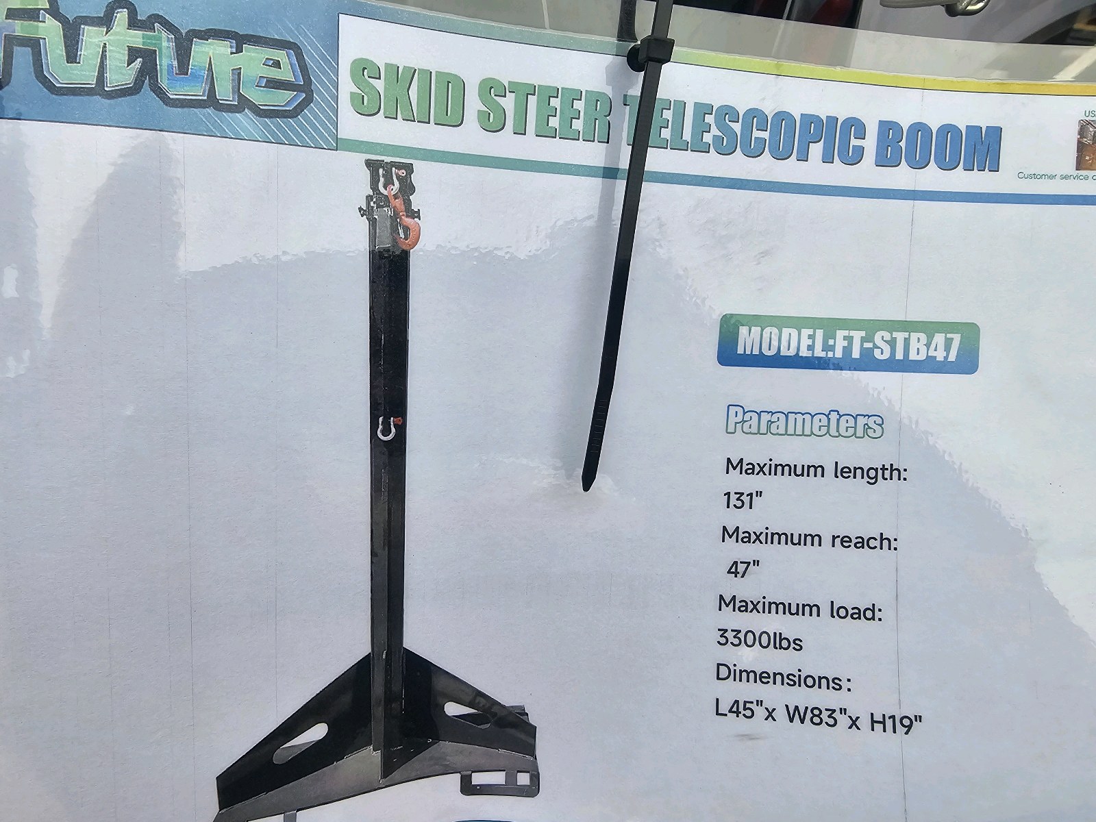 Unused 2026 FUTURE Skid Steer Telescopic Boom FT-STB47